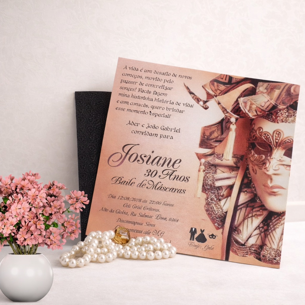 convite de aniversário