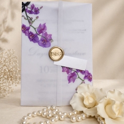 Convite de Casamento floral