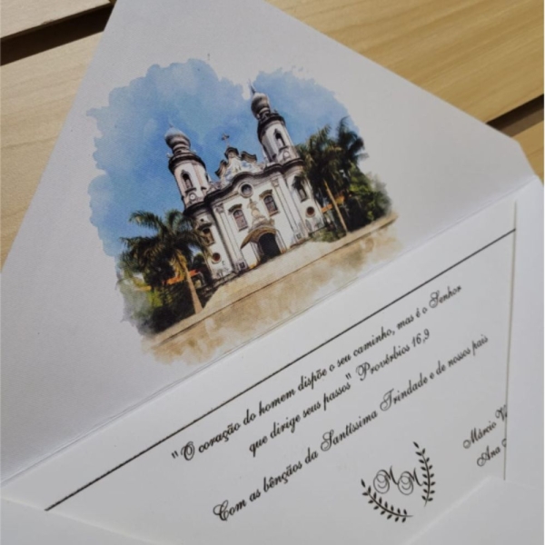 convite de casamento em BH
