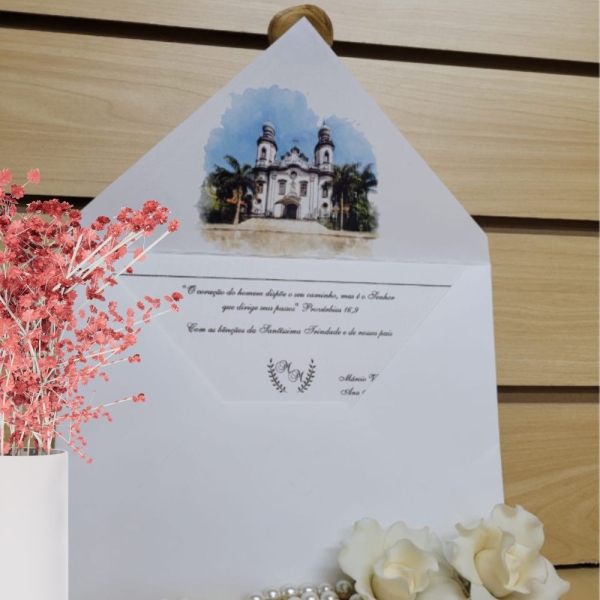 convite de casamento em BH