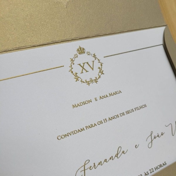 Loja especializada em convite de 15 anos, casamento, bodas ou aniversários