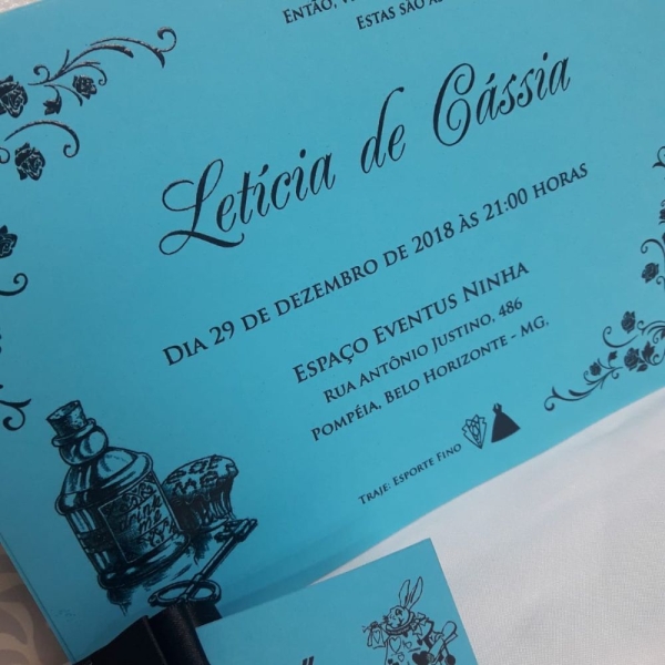 convite de 15 anos
