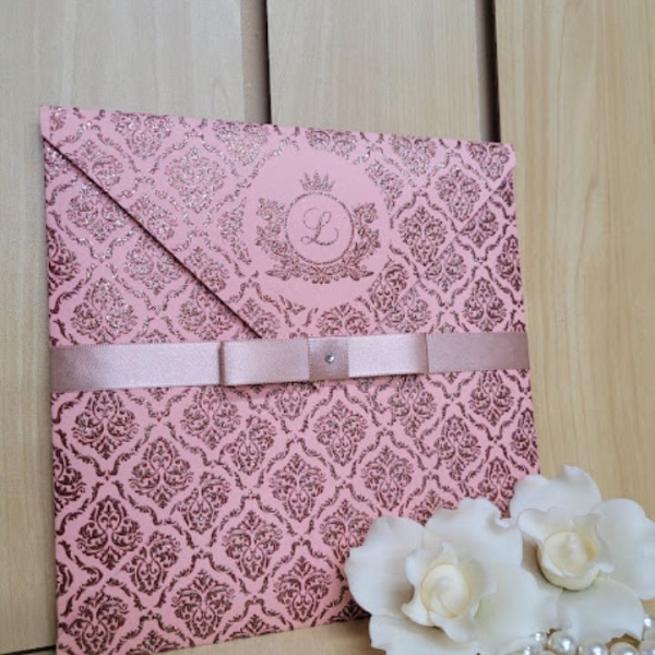 Convite de 15 anos Rosê - Convidando com Elegância - BH - Image 3