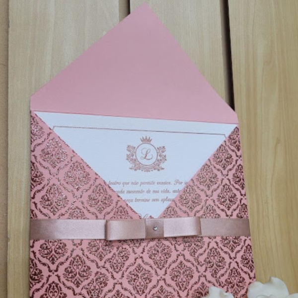 Convite de 15 anos Rosê - Convidando com Elegância - BH - Image 5