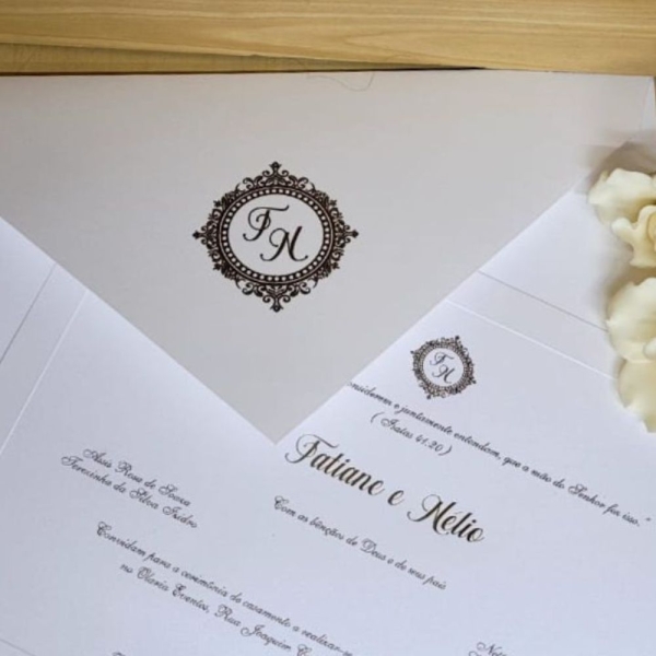 convite de casamento em BH