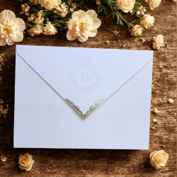 Convite de casamento com Ponteira