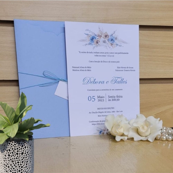 convite de casamento em BH
