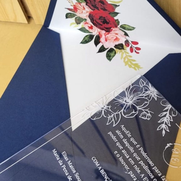 convite de casamento
