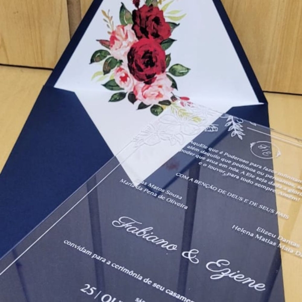 Convite de casamento em Acrílico - Image 5