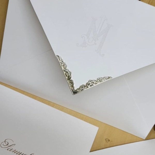 Convite de casamento clássico