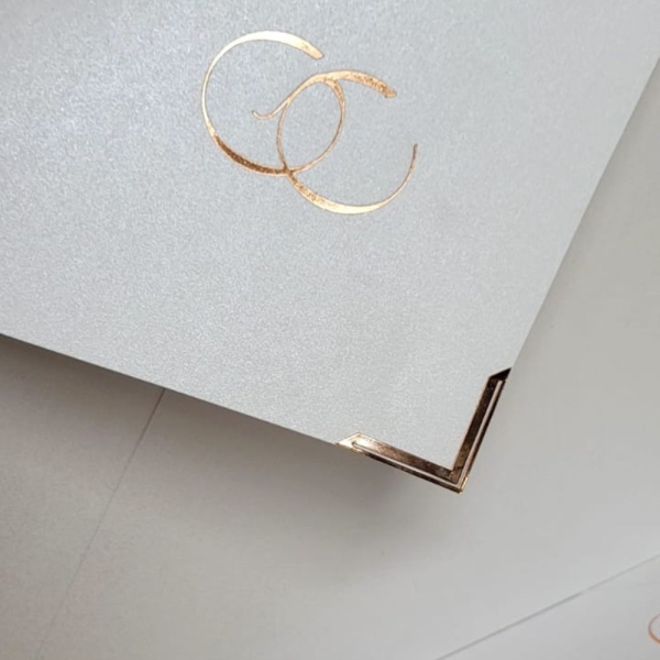 convite de casamento com ponteira