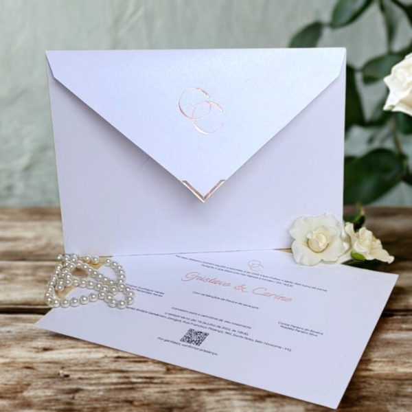 convite de casamento tradicional