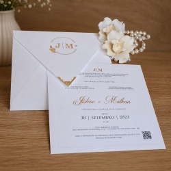 Convite de Casamento com Ponteira