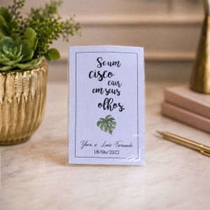 Lágrimas de alegria personalizadas para casamento
