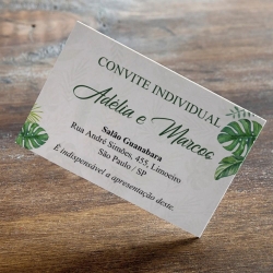 Convite Individual para Casamento