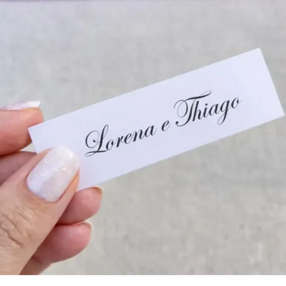 Tag com nome do convidado 1 tag com nome do convidado